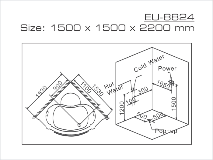 Phòng xông hơi Euroking EU-8824