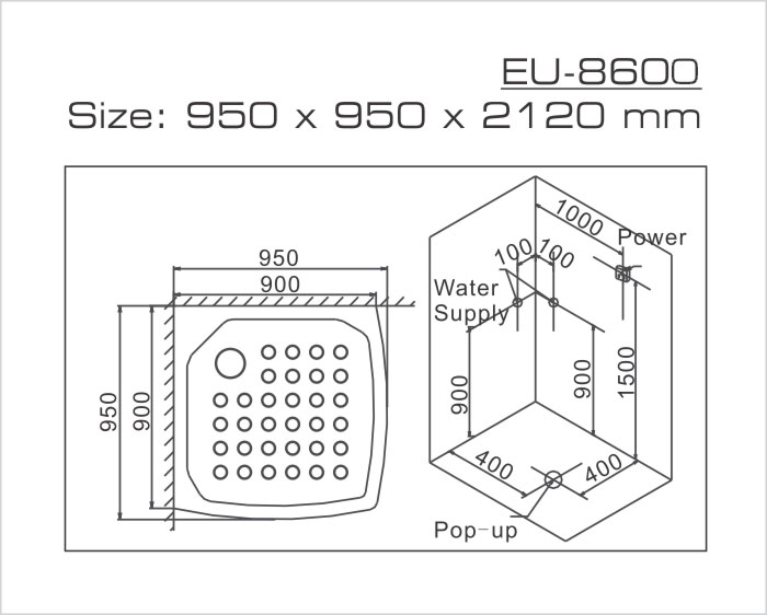 Phòng xông hơi Euroking EU-8600