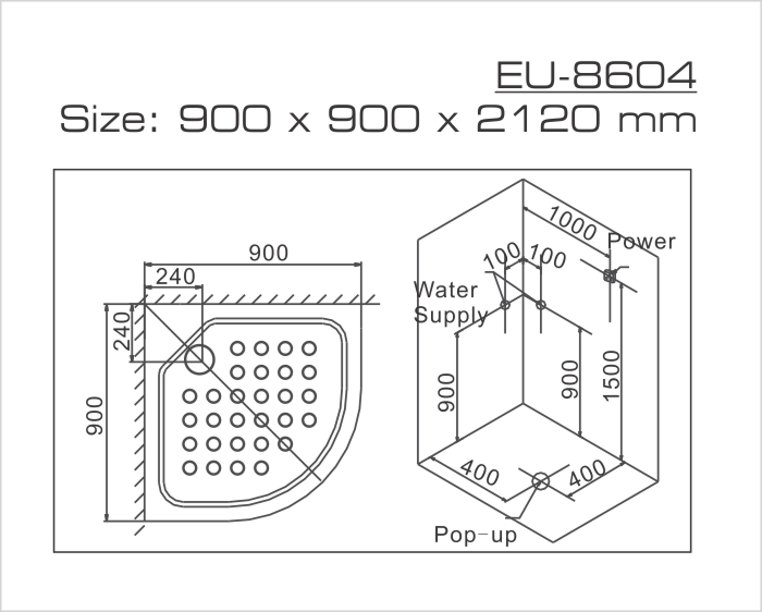 Phòng xông hơi Euroking EU-8603